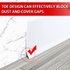Vinyl Wall Base Baseboard Molding Trim 4" Flexible Self Adhesive