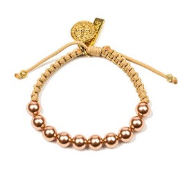 My Saint My Hero Radiant Pearl Bracelet - Gold-Tone/Rose Gold-Tone Pearls/Cream