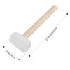 Gunpla Rubber Mallet - 8 oz Anti-Slip Wooden Handle Soft