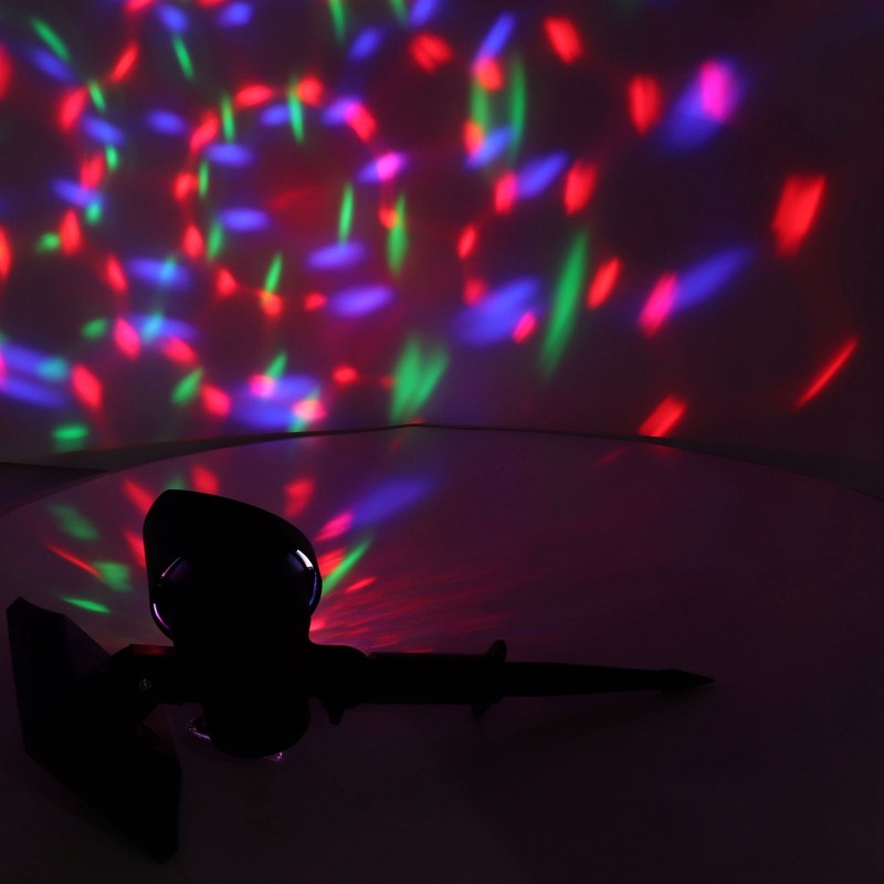 Solar Spot Light 2 in 1 Outdoor Waterproof RGB Rotating