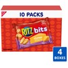 RITZ Bits Cheese Sandwich Crackers, Bulk Lunch Snacks, 40 Snack