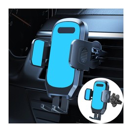 BESULEN Phone Mount for Car Vent, Universal Auto Phone Holder for Air Vent, Anti-Slip Easy Clamp Hands-Free Cradle, Vehicle Interior Accessories Compatible with Most Smartphone (Blue)