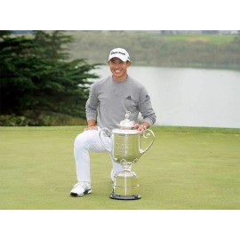PGA SUPERSTAR COLLIN MORIKAWA WINS 2020 PGA  8X10 PHOTO W/BORDERS