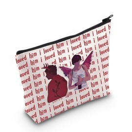 Salt-Burn Movie Inspired Gift I Loved Him Makeup Zipper Pouch for J-ac-ob B-ar-ry Fans (Him Bag)