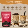 Soeos Boba Pearls, Black Tapioca Pearls 8.8 oz (Pack of