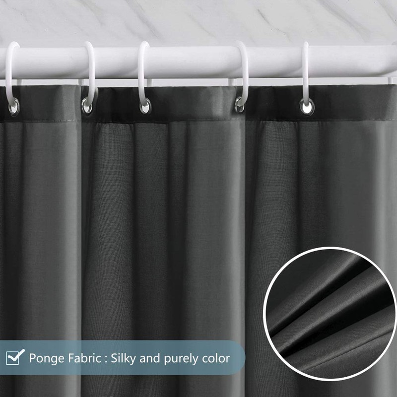 Furlinic Shower Curtain, Bathroom Curtain For The Bathtub, Textile Bath
