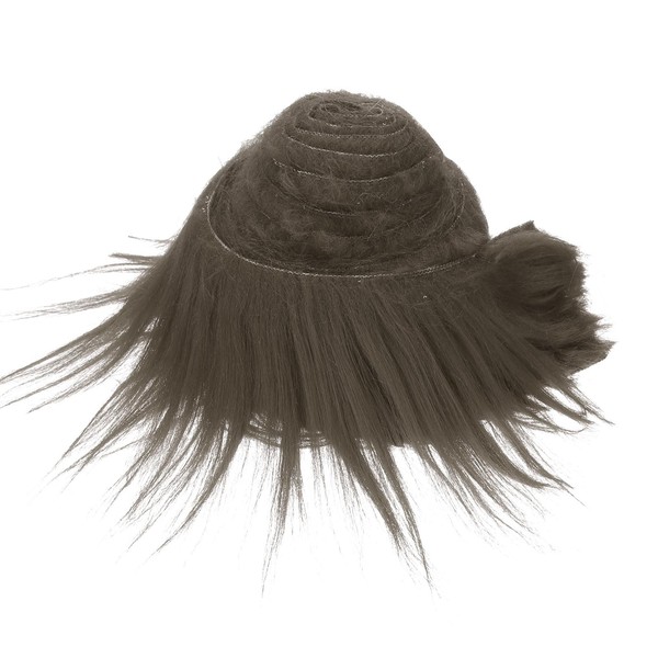 DMiotech 2"x60" Dark Brown Faux Fur Fabric for Crafts, Fluffy