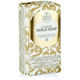 Nesti Dante Nesti dante 60 anniversary luxury gold soap with gold leaf (limited edition), 8.8oz, 8.8 Ounce