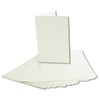 25 x Eucalyptus Green Vintage Kraft Paper Folding Cards Set