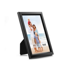 LaVie Home 4x6 Picture Frames (12 Pack, Black) Simple Designed Photo Frame with High Definition Glass for Wall Mount & Table Top Display, Set of 12 Classic Collection