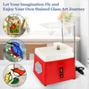 Stained Glass Grinder,4200r/min Mini DIY Grinding Tool, 110V 65W Portable