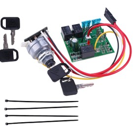 JEENDA AM132500 Ignition Switch Module with Keys Compatible with John Deere 325 335 345 355D GX255 GX325 LX255 LX266 LX277 LX279 LX280 LX288 GX335 GTX345 GX355 GT225 GT235 GT245 X465 X575 X585 X595