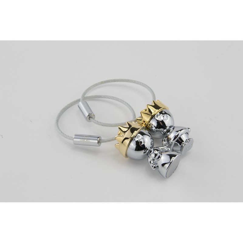 TROIKA GERMANY(トロイカ) LITTLE KING & LITTLE QUEEN キーリングペアセット リトルキング&クイーン KR9-38/CH