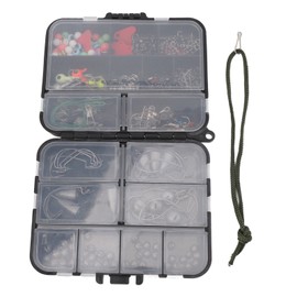 Fishing Hook Accessories Set ABS Easily Assemble Fishing Swivels Split Shot Sinkers Kit for Sea Rock Fishing