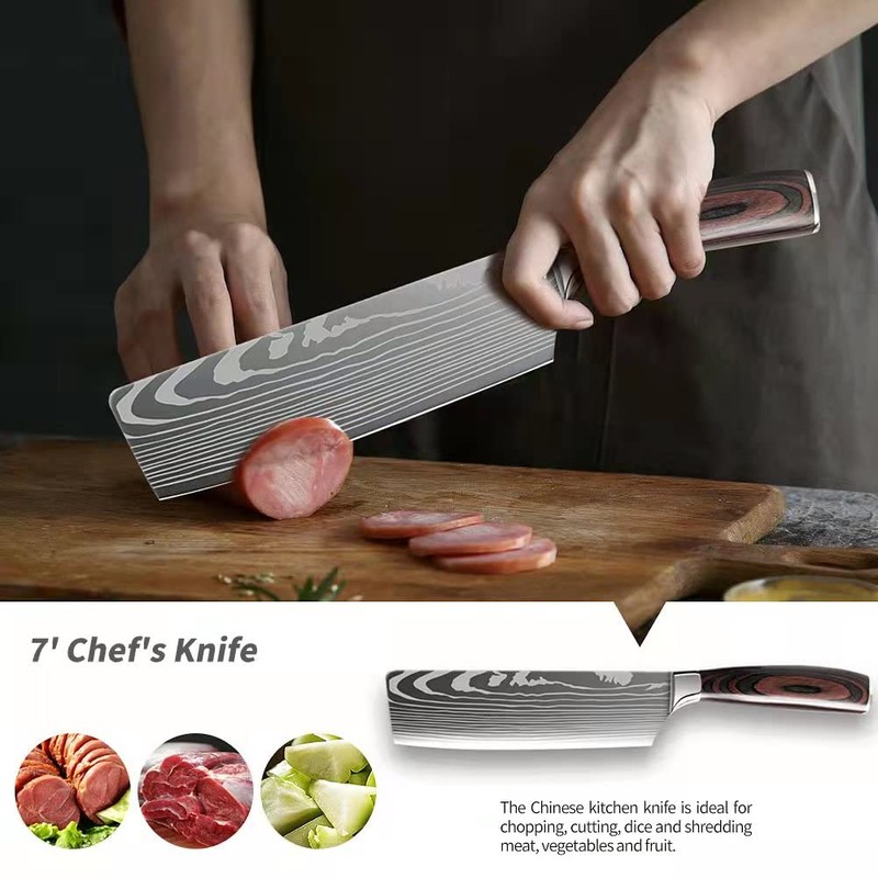 Hong Won Knife Set,3.5-8 Inch Set Boxed Knives,Premium German Stainless