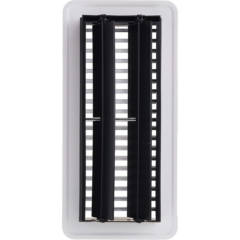 Deflecto Floor Register, Includes Steel Grill and Rust-Proof Damper Box,