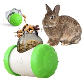Dbeans Flourithing Greener Interactive Treat Ball for Rabbits,Guinea Pig Toys for Boredom Guinea Pig Toys for Boredom Enrichment Foraging Toys for Rabbits
