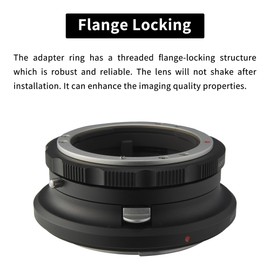 XPIMAGE F to XCD Lens Mount Adapter Ring Compatible with Nikkor Nikon F Lenses for Hasselblad X System Cameras X1D X2D