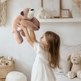 Niuniu Daddy 20" | 3.3 Pound Otter Weighted Stuffed Animals for Kids Adults, Soft Otter Plush Animal Calming Toys for Sleeping, Cute Body Pillow for Presents Birthday Christmas Holiday Easter Gifts