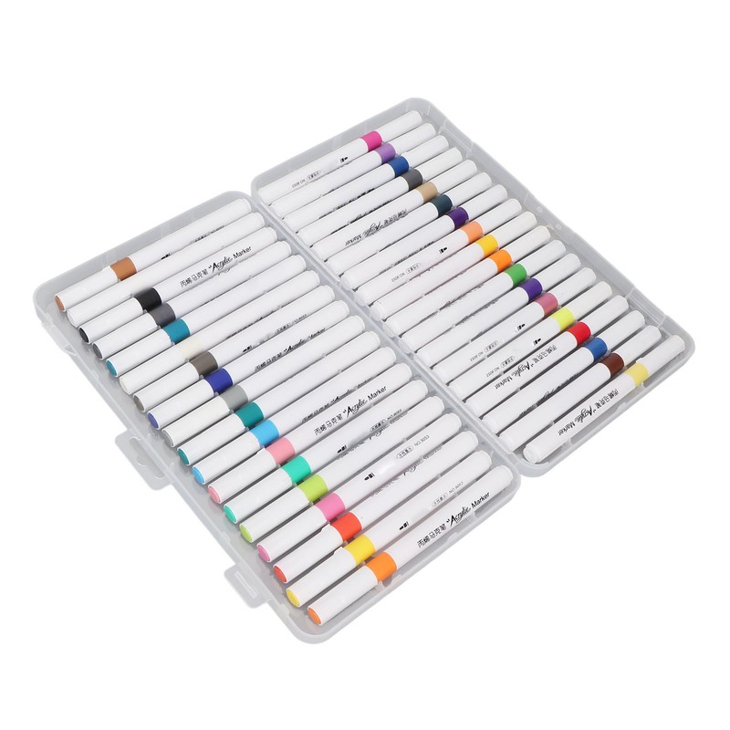Acrylic Paint Markers Water Based Ink Waterproof High Coverage Paint