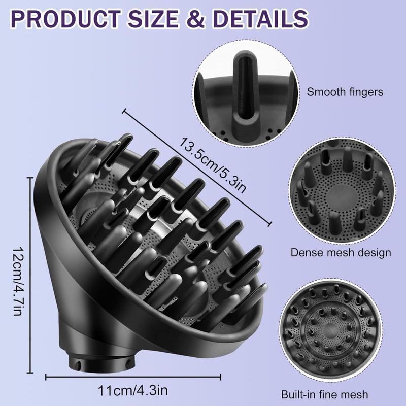 Upgraded Diffuser for Dyson Airwrap Attachment, Converting for Dyson Airwrap