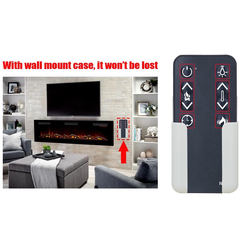 Replacement Remote Control for Real Flame 4099 Electric Fireplace Infrared