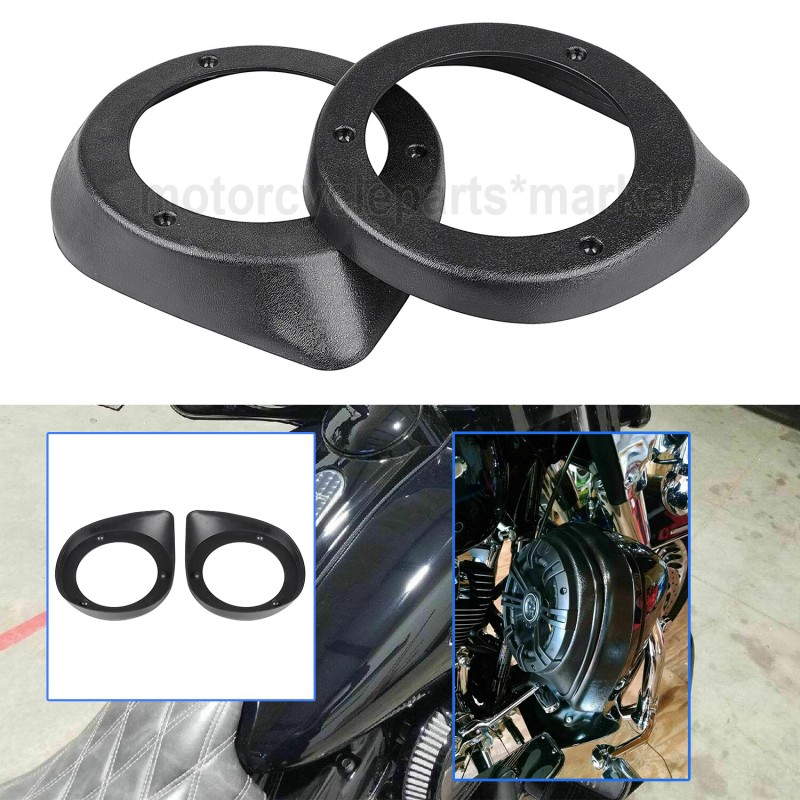 Unbranded Lower Fairing 6.5" Speaker Adapter Box Pods for Harley
