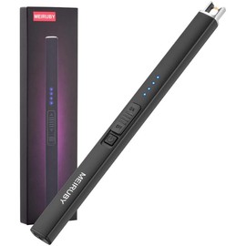 Electric Candle Lighter, Mothers Day Gifts for Mom from Daughter Son, Birthday Gifts for Mom Women Men Wife Sister, Economical Portable Rechargeable USB Arc Windproof Lighters for Candle Camping Kitchen BBQ Daily Use:_Champagne Gold