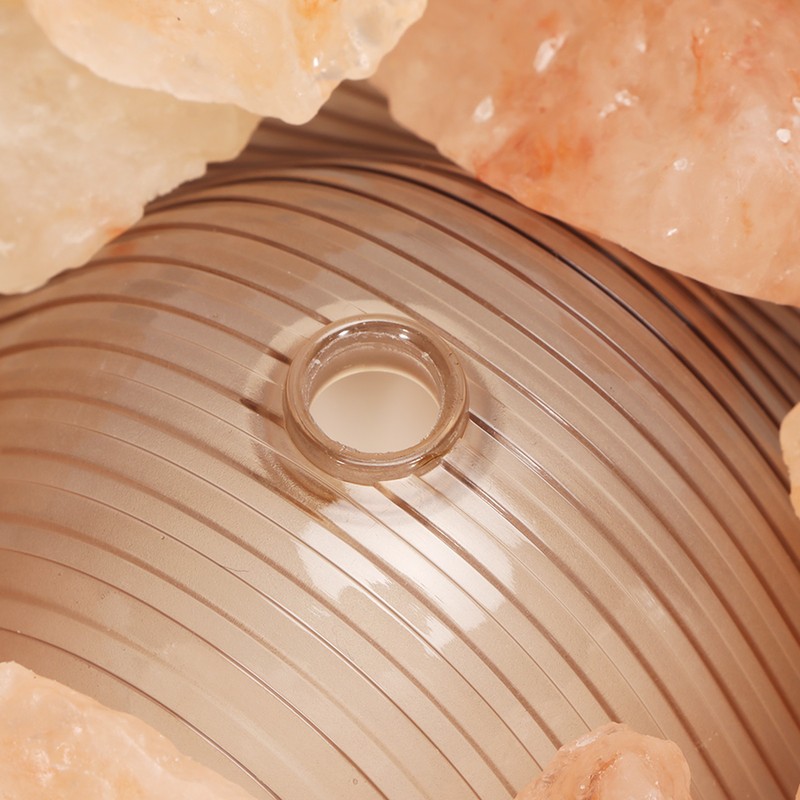 Aroma Lamp Humidifier Colorful Comfortable Multifunctional Crystal Salt Light Diffuser