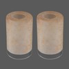 Anmire 2 Pack Tawny Linen Frosted Glass Shade, Cylinder Light