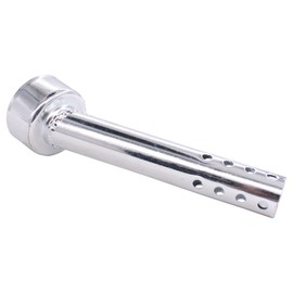 Doo Engy Universal 48 mm Exhaust Muffler Angled Exhaust Trim Exhaust System Motorcycle Exhaust Muffler DB Killer Noise Reducer for Manifold Street Bike Motorcycle Scooter