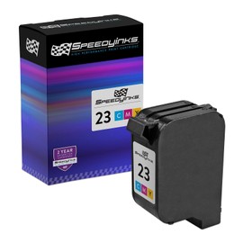 Speedy Inks Remanufactured Ink Cartridge Replacement for HP 23 C1823D (Tri-Color) Compatible with Printers 145 155 170 270 1120C 1120cxi R40 700 and More