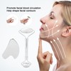 Stainless Steel Facial Roller Gua Sha Tool Face Skin Roller