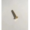 Hillman #10 x 1-1/2" BRASS PLATED SHEET METAL SCREW STEEL, FLAT HEAD, PHILLIPS DRIVE