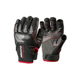 Musto Evolution Sailing Short Finger Gloves - Black XXL