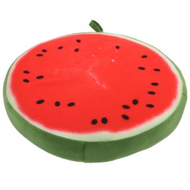 PACKOVE Watermelon Cushion Fruit Seat Cushion 3D Print Decorative Cushions Cute Couch Pillows for Home Office (Watermelon 33CM)