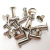 10 Pack 1/2" Solid Chicago Screws Leather Repair Screw Post