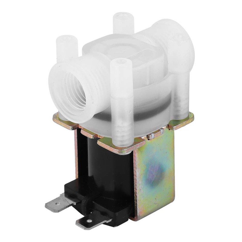 Naroote Solenoid Valve, G1/4 Inch NC Plastic Solenoid Valve Normally