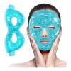 2pcs Máscaras De Fria Caliente Para Ojos Y Cara Reutilizable