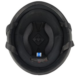 German Half Helmet,Adult Summer Handmade Personality Vintage Casco ,Motorcycle Helmet Scooter Cool Helmet for Men and Women (Black, Medium)