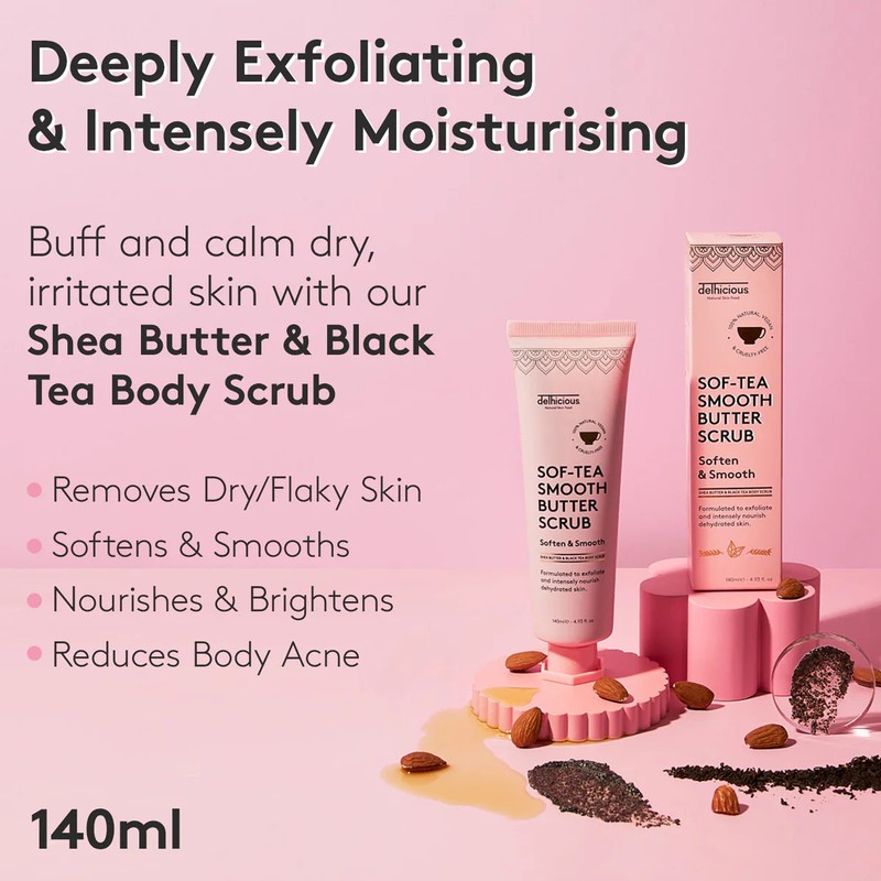 Delhicious Sof-Tea Smooth Butter Scrub