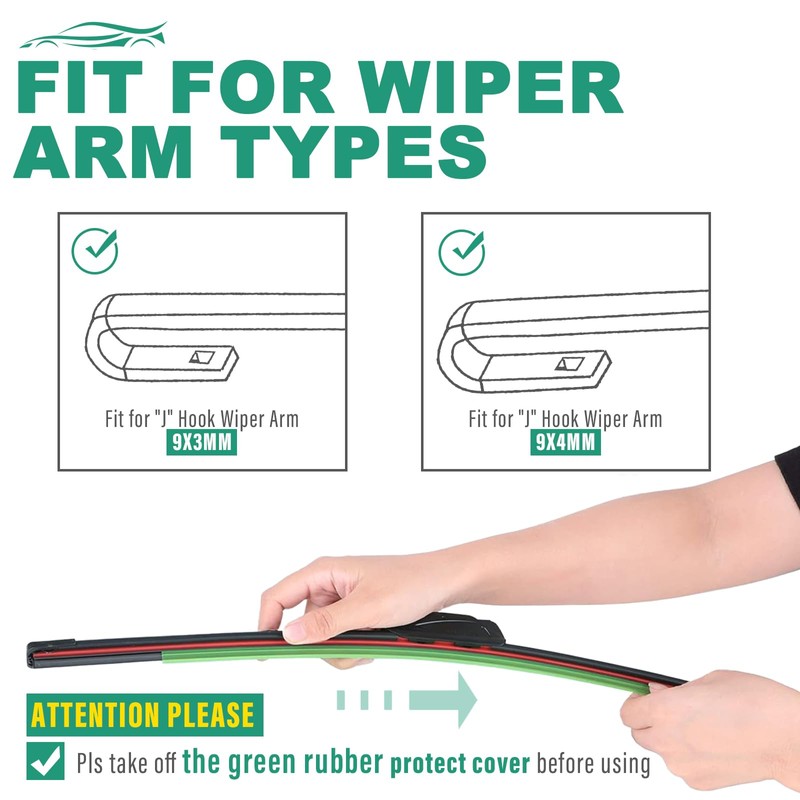 26" 16" 10" Windshield Wiper Blades Replacement for Toyota RAV4