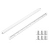 PATIKIL 9 Inch Drawer Slides, 8 Pcs Plastic Guide Rails