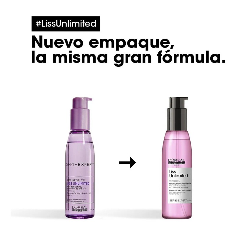 Loreal Professionel Aceite Huile Liss Unlimited 125 Ml