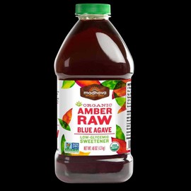 Madhava Amber Raw Agave, 46 Ounce -- 4 per case.