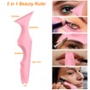 URGINO 5 in 1 Silicone Eyeliner Stencils Reusable Clean Winged