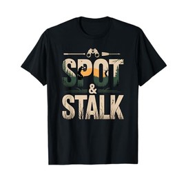 Wilderness Tracker Scene with Binoculars and Silence T-Shirt