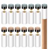 12Pcs Pool Snooker Cue Tips Replacement Kit, Screw On Billiard