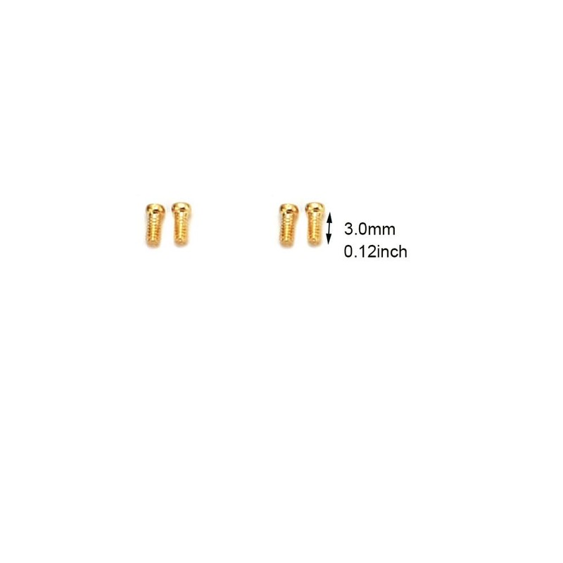Sunglasses Repair Kit Replacement Gold Screws Compatible with 3025 and