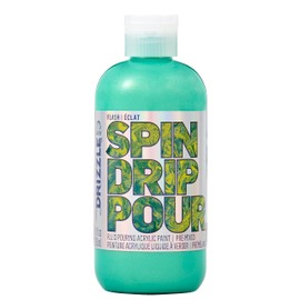 FolkArt Lucky Flash Drizzle Pre-Mixed Fluid Acrylic Pouring, 9 fl oz Premium Paint Perfect for Indoor & Outdoor Arts and Crafts Projects, 51084